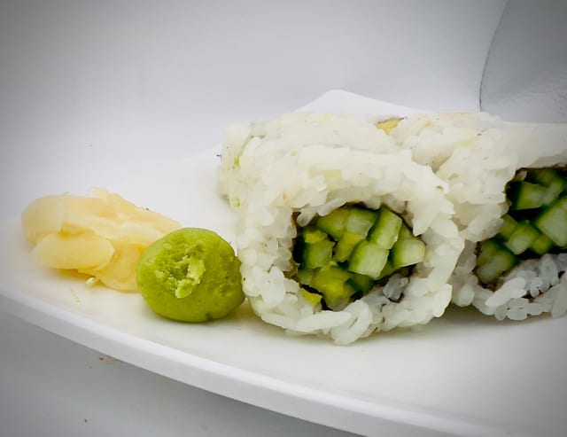 (Off) Cucumber roll.
